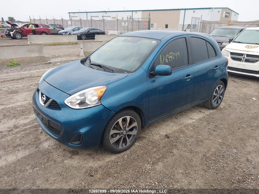 2015 Nissan Micra S/Sr/Sv, Water, IAAI, VIN 3N1CK3CP2FL248251 — photo 2