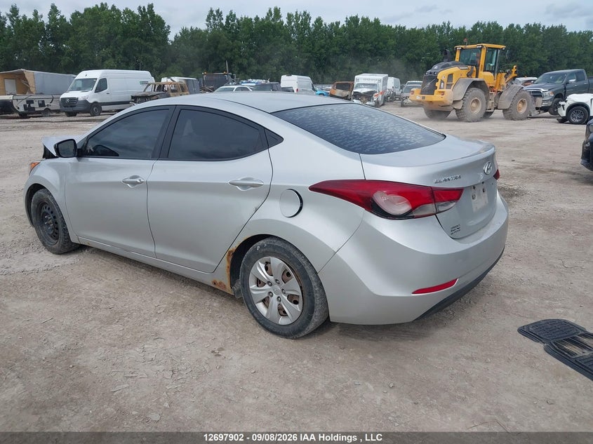 Vin: 5npdh4ae5fh628739, lot: 3103118, hyundai elantra l 20153