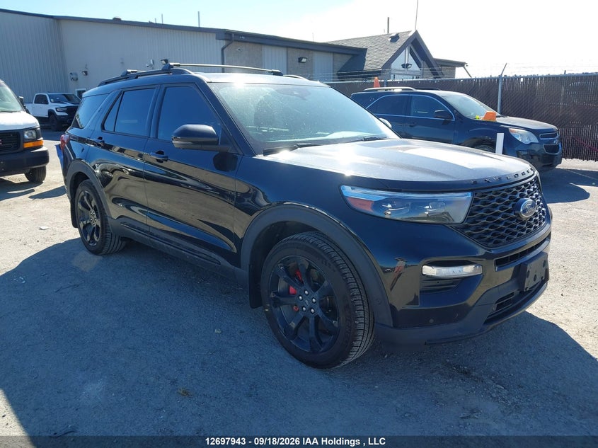 2021 Ford Explorer, Левый бок, IAAI, VIN 1FM5K8GC7MGA73485