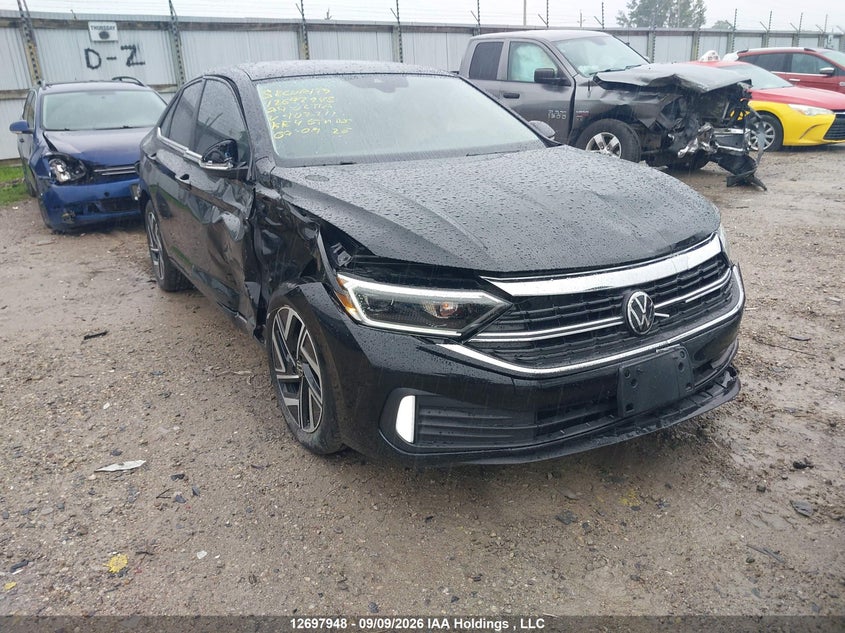 2024 Volkswagen Jetta Highline, Правый бок, IAAI, VIN 3VWGM7BU2RM102211