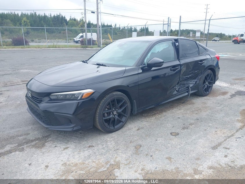 Vin: 2hgfe2f53nh113729, lot: 3103170, honda civic sport 20222