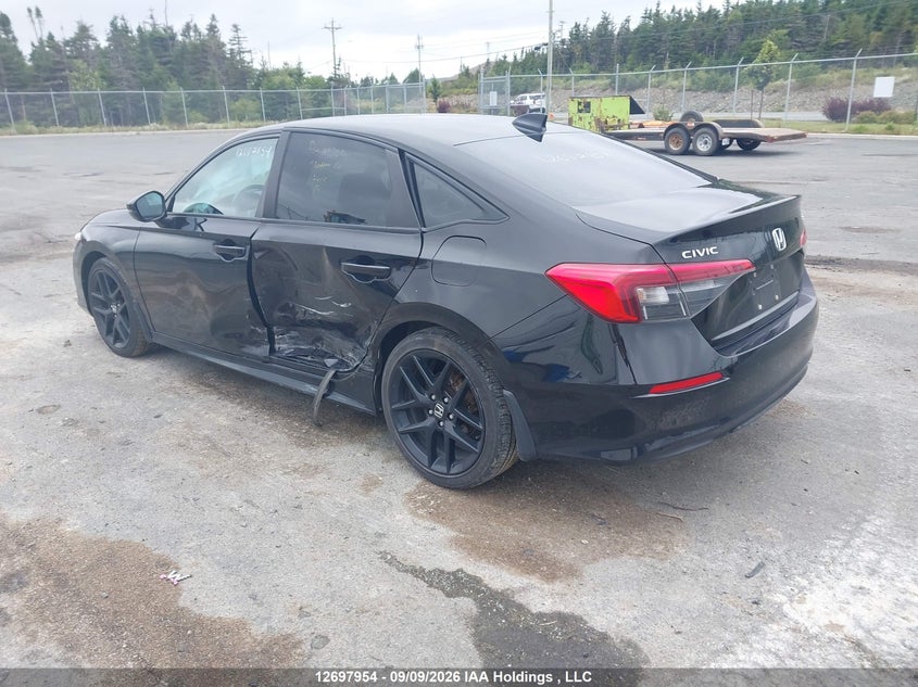 Vin: 2hgfe2f53nh113729, lot: 3103170, honda civic sport 20223