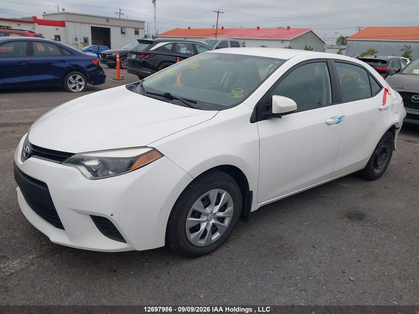 2016 Toyota Corolla, Rear, IAAI, VIN 2T1BURHEXGC710668 — photo 2