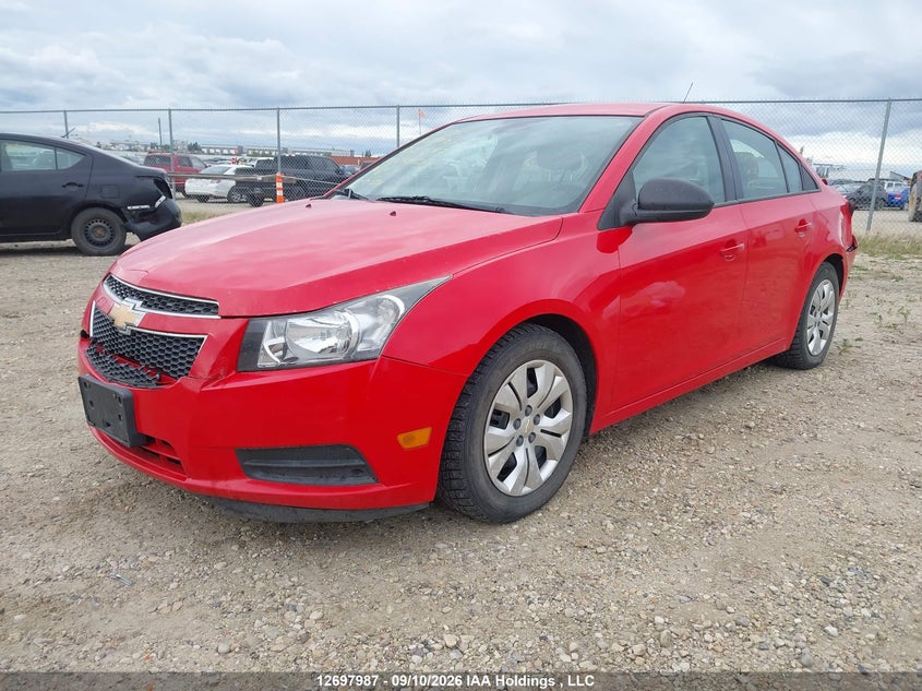 2014 Chevrolet Cruze Ls, Удар сзади, IAAI, VIN 1G1PL5SHXE7121647 — фото 2
