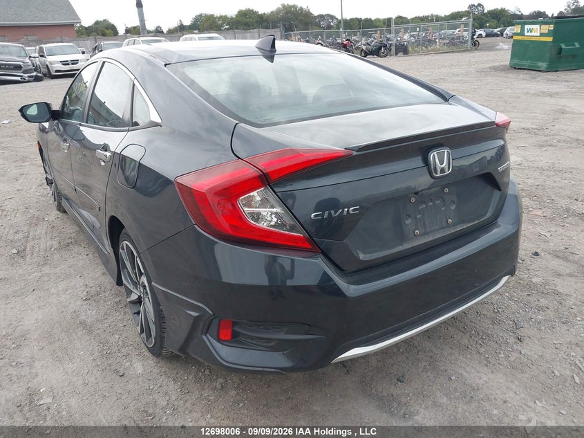 Vin: 2hgfc1f93lh100978, lot: 3103224, honda civic touring 20203