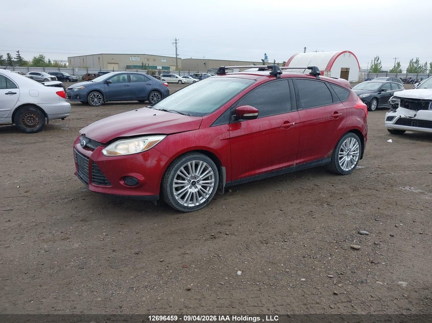 2013 Ford Focus, Правый бок, IAAI, VIN 1FADP3K24DL322535 — фото 2