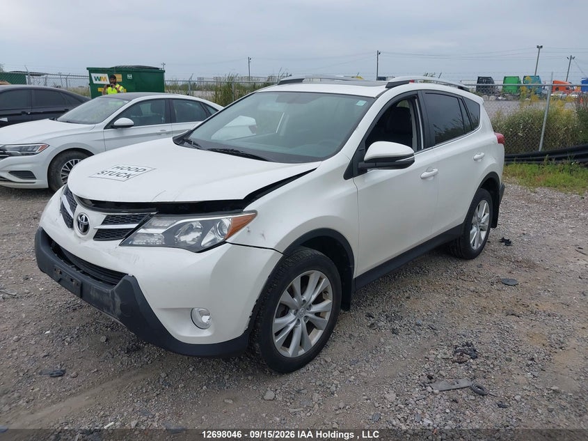 2013 Toyota Rav4 Limited, Front, IAAI, VIN 2T3DFREV8DW049179 — photo 2