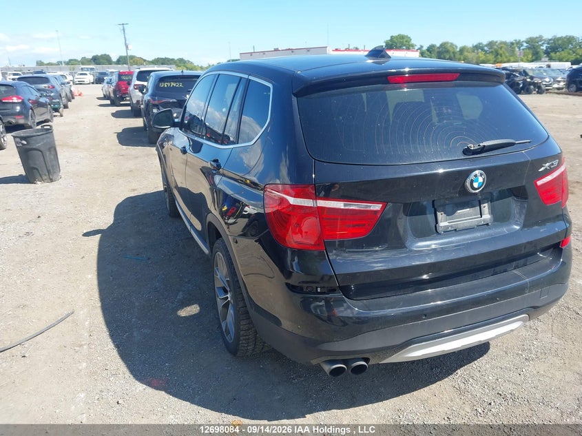 Vin: 5uxwx9c35h0t19369, lot: 3103315, bmw x3 xdrive28i 20173