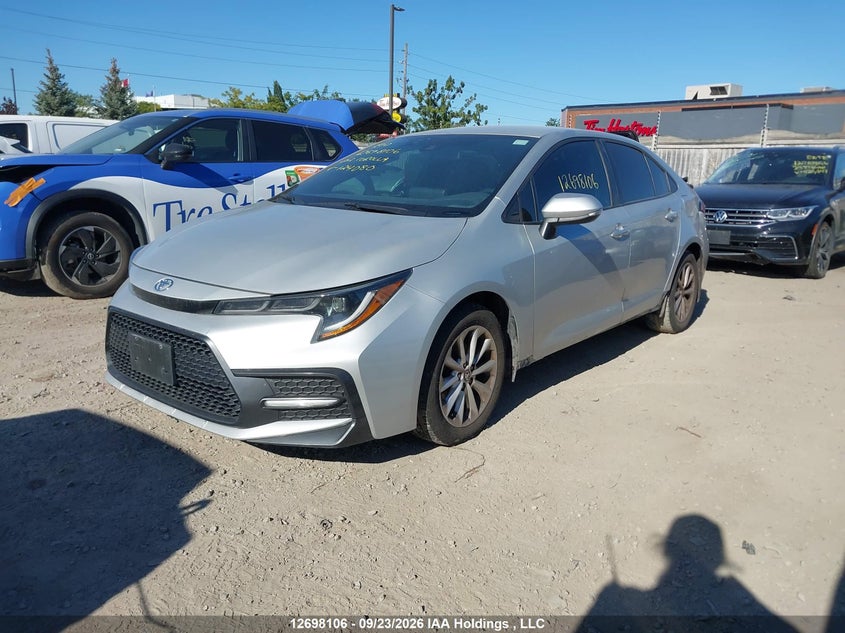 Vin: 5yfb4mbe3np124080, lot: 3103337, toyota corolla se 20222