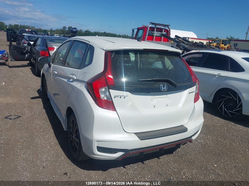Vin: 3hggk5h6xkm103541, lot: 3103405, honda fit sport 5dr 20193