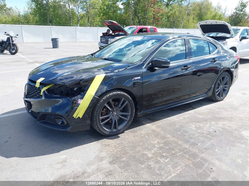 2018 Acura TLX, Left Front, IAAI, VIN 19UUB3F80JA800109 — photo 2
