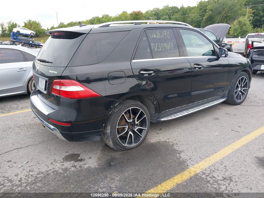 Vin: 4jgda2eb0ea359463, lot: 3103531, mercedes-benz ml 350 bluetec 20144