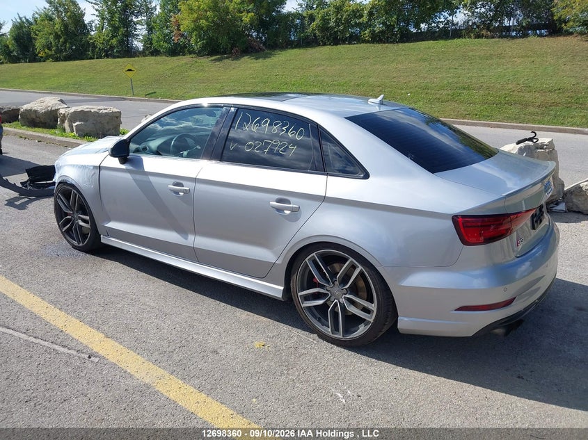 Vin: wauf1gff9h1027924, lot: 3103601, audi s3 2.0t technik 20173
