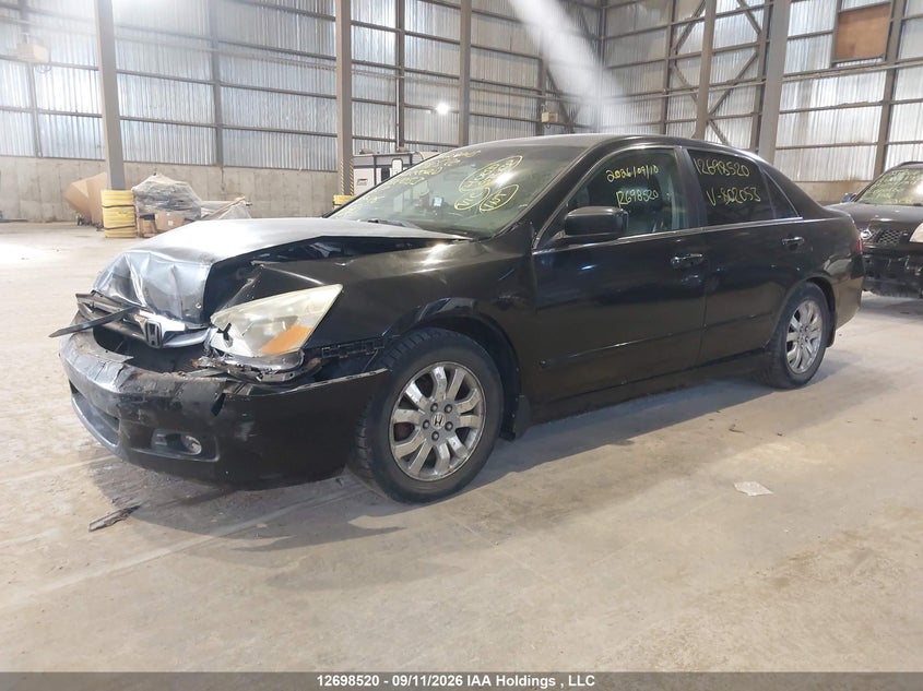 2006 Honda Accord Ex-L, Front, IAAI, VIN 1HGCM56886A802053 — photo 2