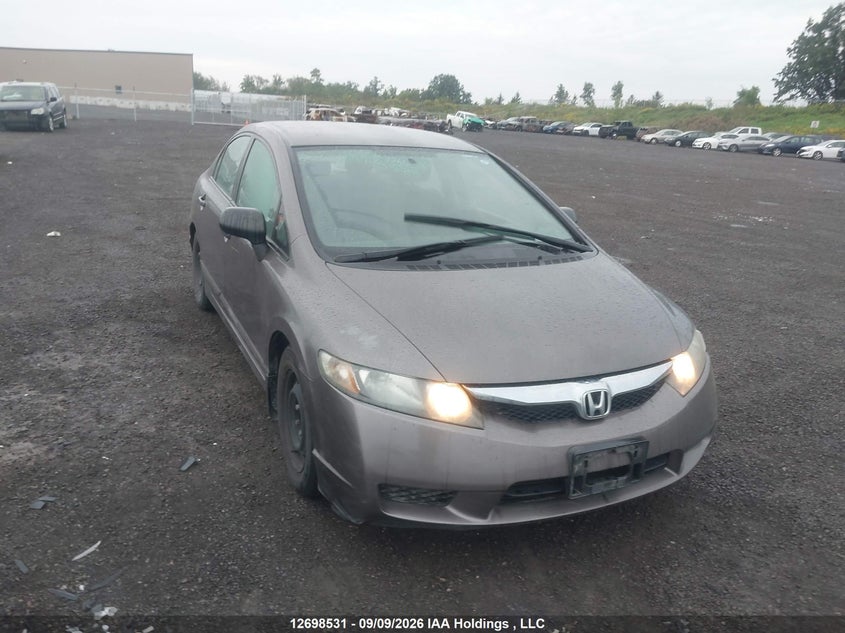 2010 Honda Civic, Charity, IAAI, VIN 2HGFA1F45AH023781