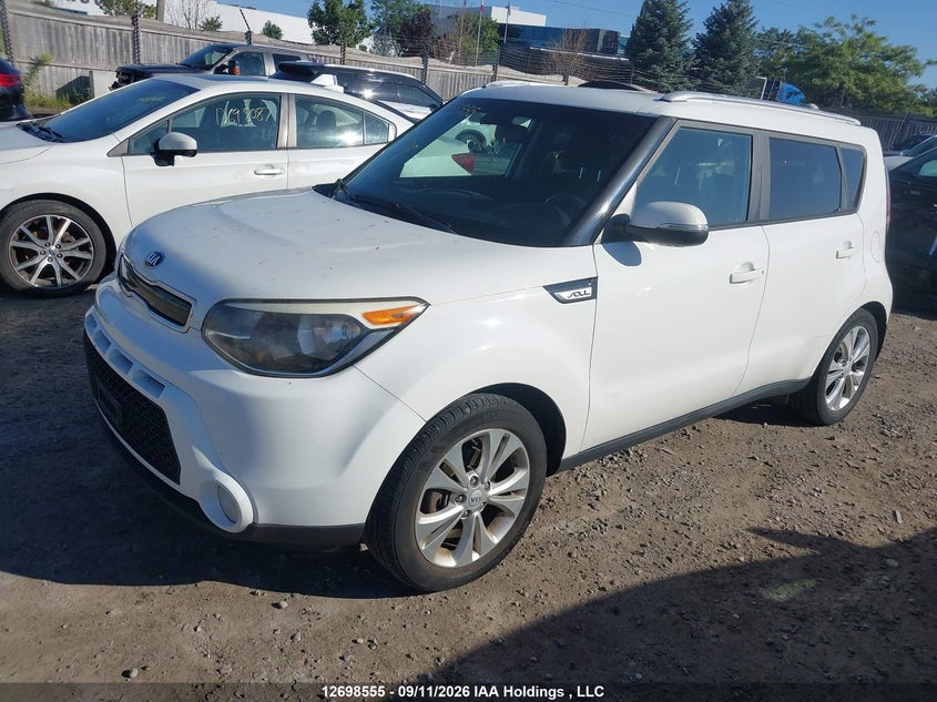 Vin: kndjp3a53f7796738, lot: 3103796, kia soul + 20152