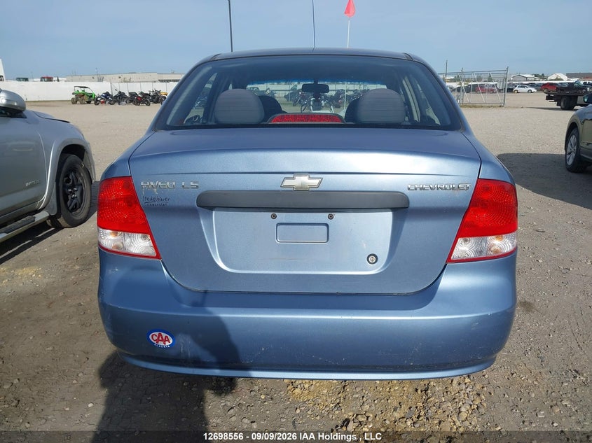 2006 CHEVROLET AVEO HATCHBACK 1.6L I-4 DOHC, REGULAR , 103HP