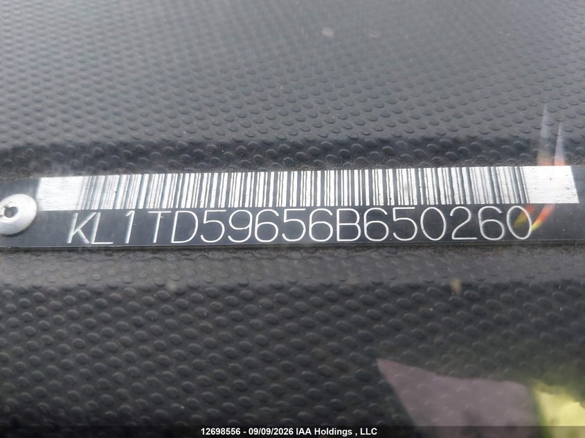2006 CHEVROLET AVEO HATCHBACK 1.6L I-4 DOHC, REGULAR , 103HP