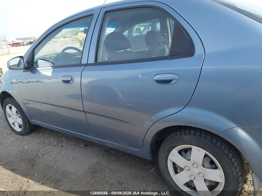 2006 CHEVROLET AVEO HATCHBACK 1.6L I-4 DOHC, REGULAR , 103HP