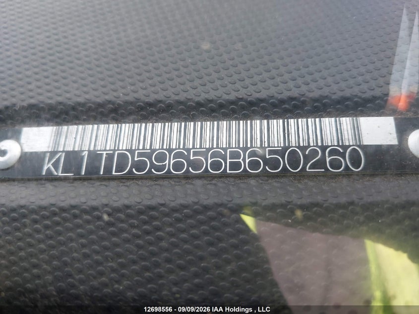 2006 CHEVROLET AVEO HATCHBACK 1.6L I-4 DOHC, REGULAR , 103HP
