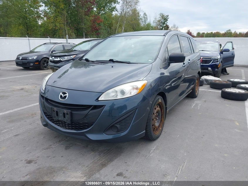 2012 Mazda 5, Благодійність, IAAI, VIN JM1CW2CL8C0136507 — фото 2