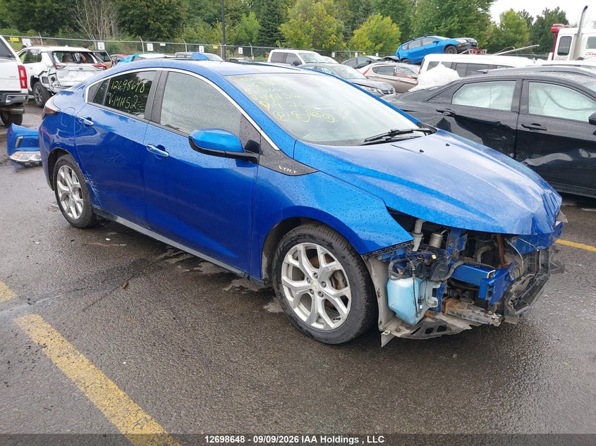 2017 Chevrolet Volt Premier, Front, IAAI, VIN 1G1RB6S5XHU141152