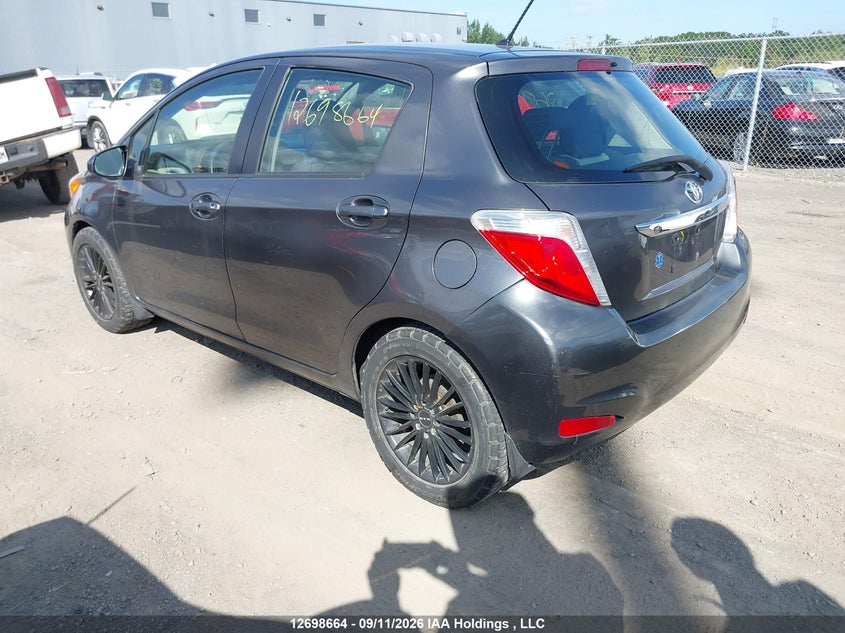 Vin: jtdktud39dd555880, lot: 3103905, toyota yaris le 20133
