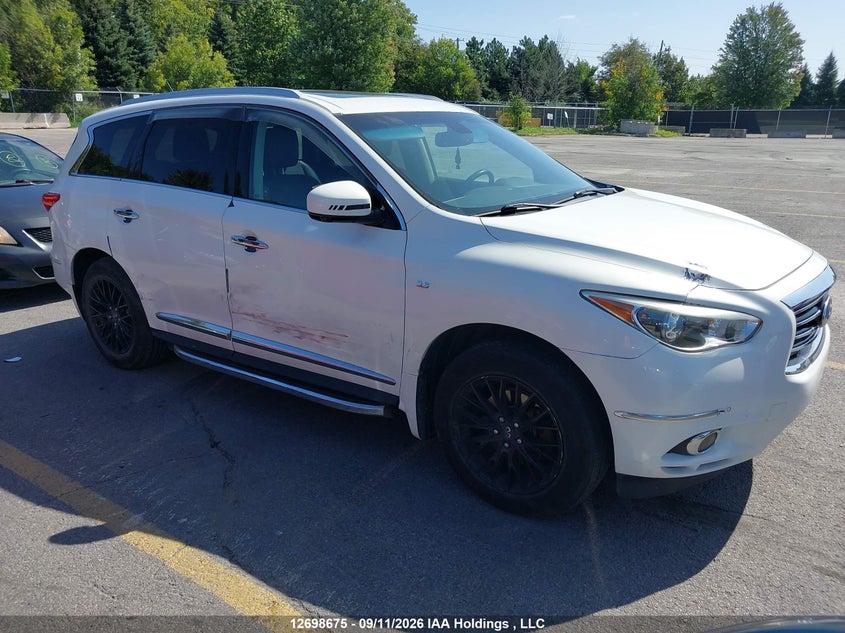 2014 Infiniti Qx60, Правый бок, IAAI, VIN 5N1AL0MM9EC538920