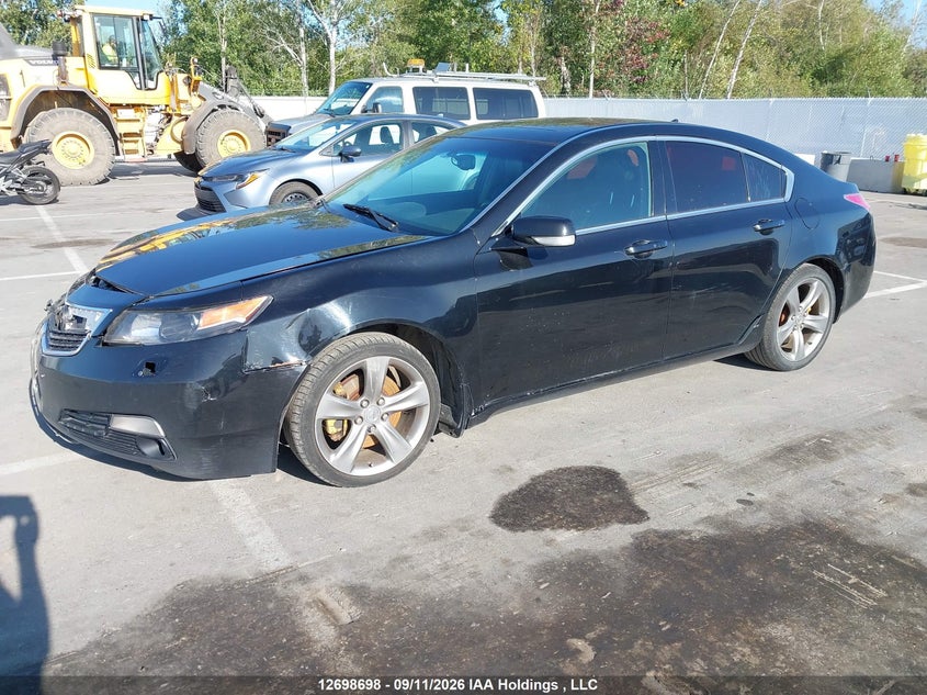 2014 Acura Tl Advance, Front, IAAI, VIN 19UUA9F70EA801165 — photo 2