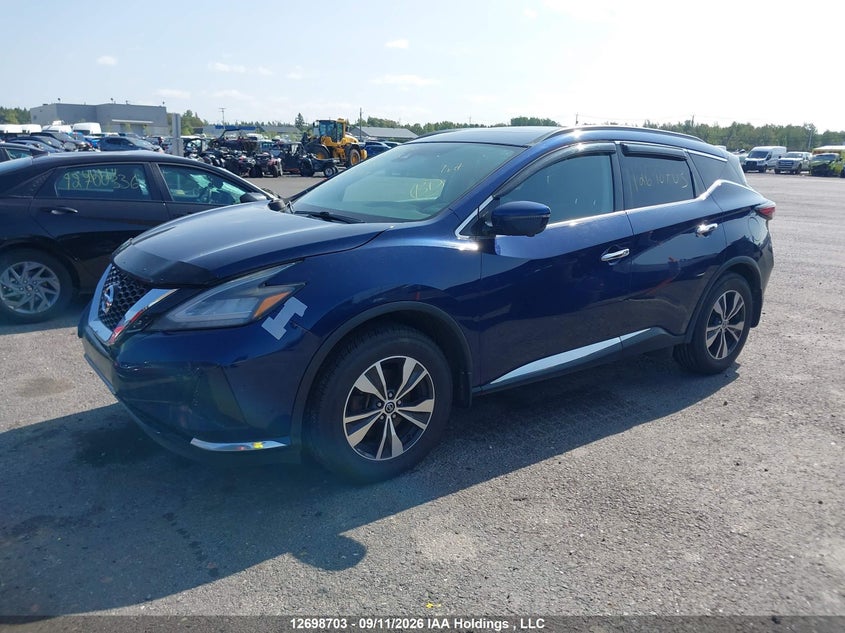 Vin: 5n1az2bs4ln117037, lot: 3103945, nissan murano sv 20202
