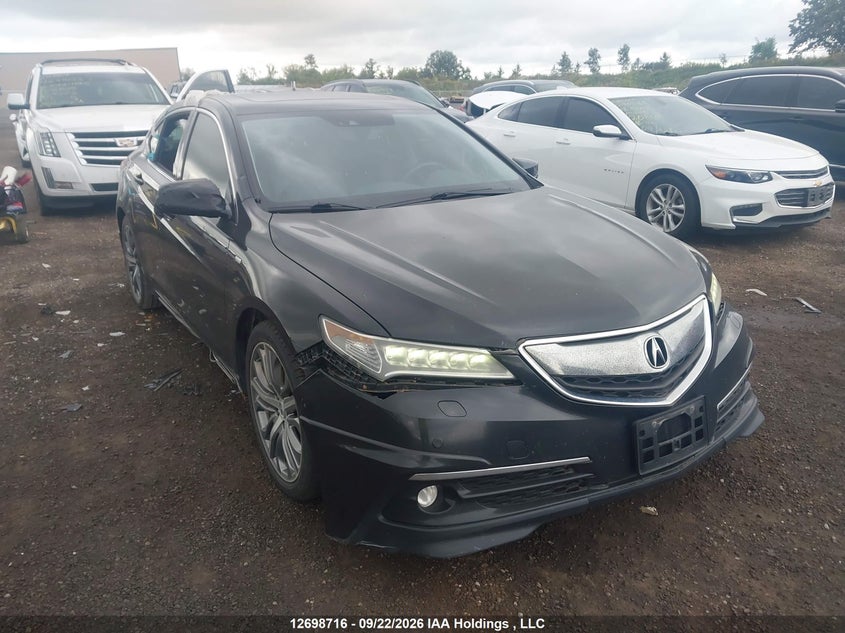 2016 Acura Tlx Advance, Vandalized, IAAI, VIN 19UUB3F79GA800139