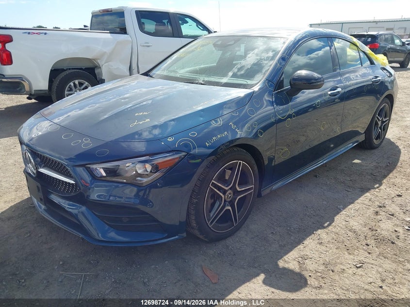 Vin: w1k5j4hbxpn383609, lot: 3103968, mercedes-benz cla 250 coupe 4matic 20232