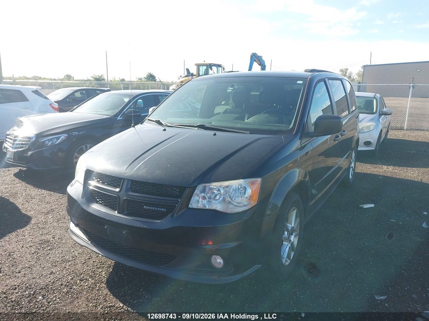2012 Dodge Caravan, Удар сзади, IAAI, VIN 2C4RDGEG8CR220250 — фото 2