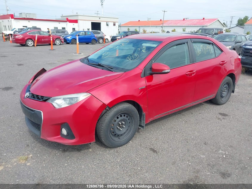 Vin: 2t1burhe5fc316638, lot: 3104044, toyota corolla s 20152