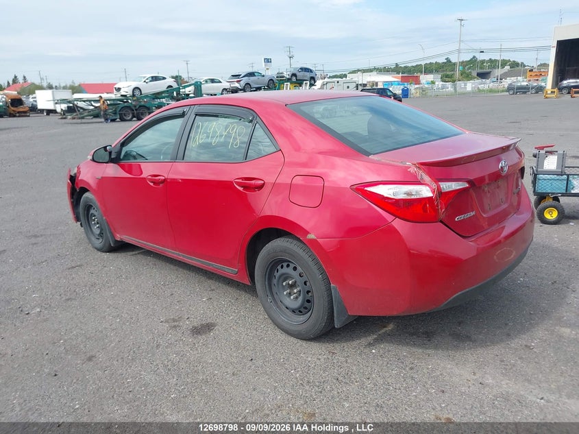 Vin: 2t1burhe5fc316638, lot: 3104044, toyota corolla s 20153