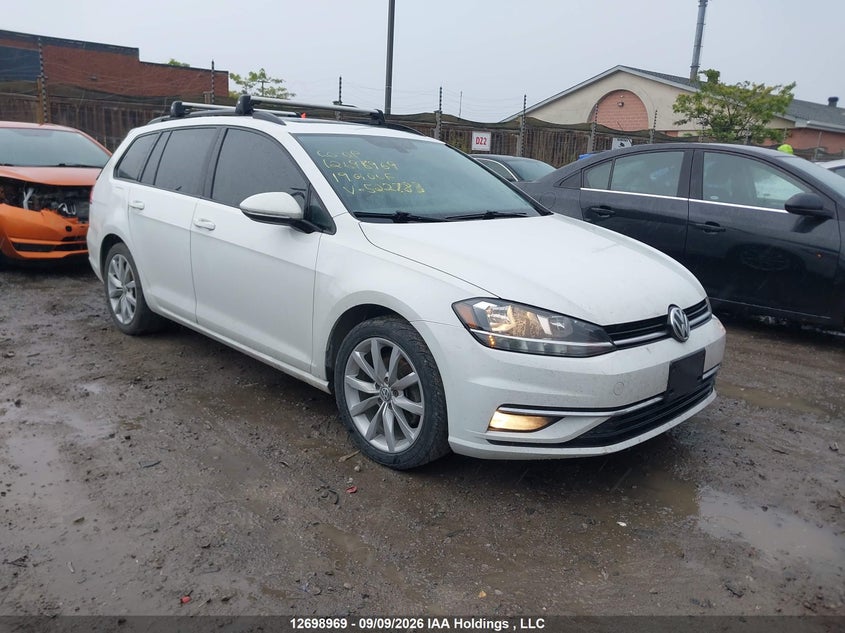 Vin: 3vw117au2km522783, lot: 3104217, volkswagen golf sportwagen 1.8 tsi comfortline/1.8 tsi highline 20191