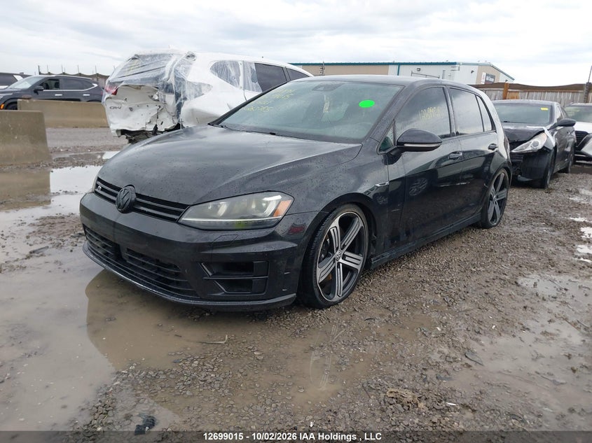 2016 Volkswagen Golf R 2.0 Tsi, Затопление, IAAI, VIN WVWUF7AU2GW263785 — фото 2