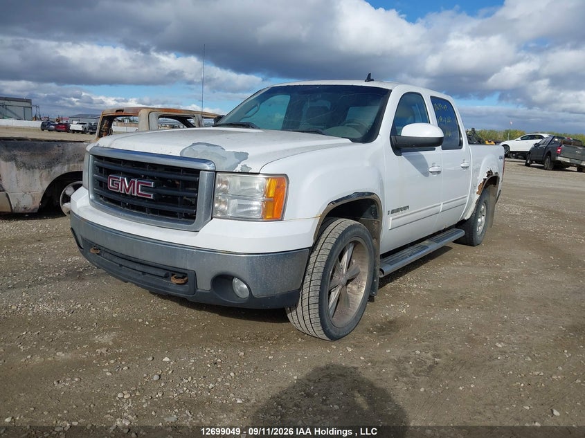 2008 GMC Sierra, Charity, IAAI, VIN 3GTEK13M18G111975 — photo 2