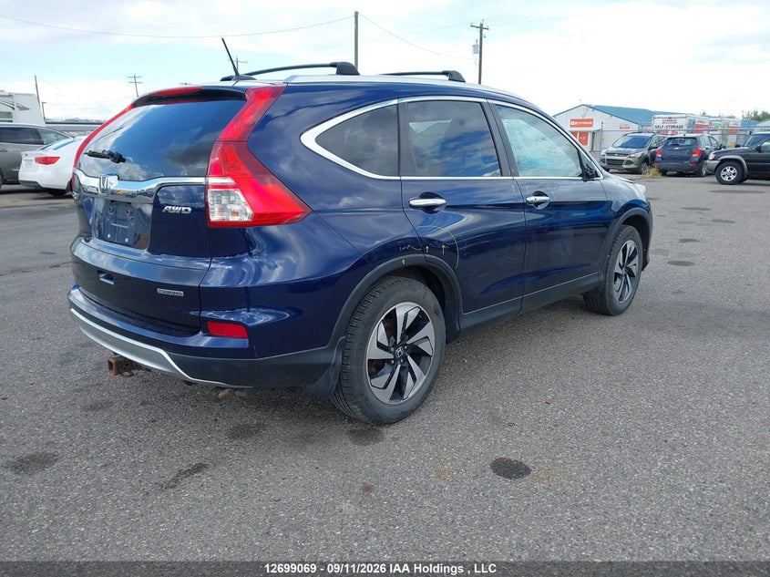 Vin: 5j6rm4h91fl803360, lot: 3104318, honda cr-v touring 20154