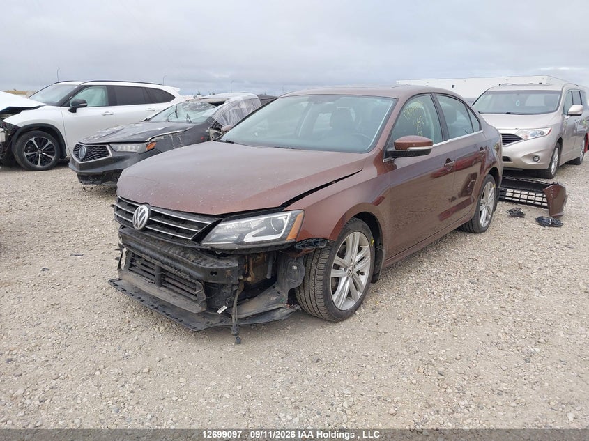 2016 Volkswagen Jetta Sel/Sel Premium, Front, IAAI, VIN 3VWL07AJ0GM402151 — photo 2