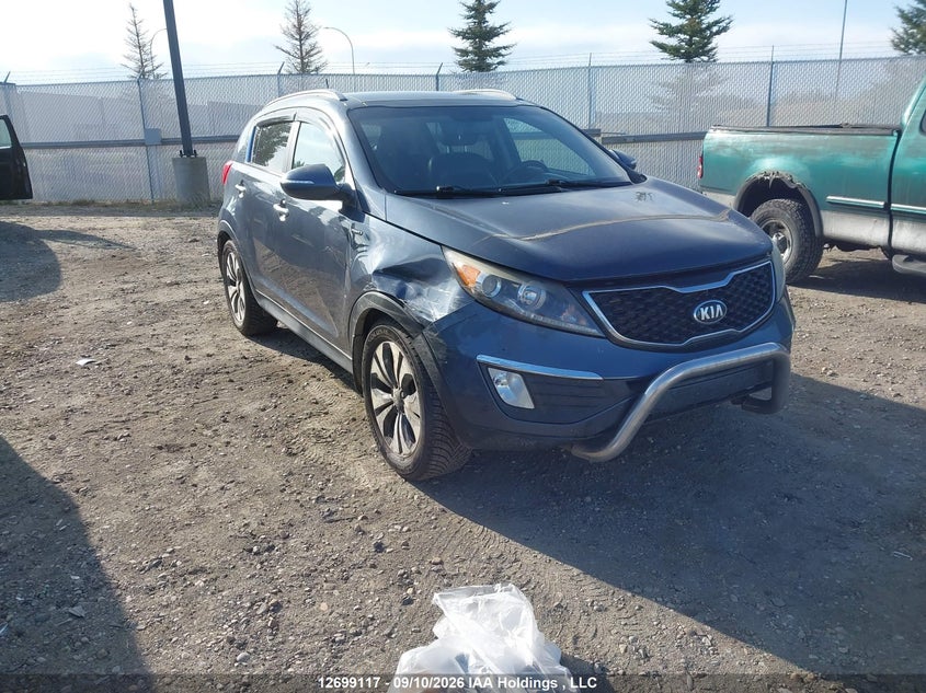 2013 Kia Sportage Sx, Front, IAAI, VIN KNDPCCA64D7436714