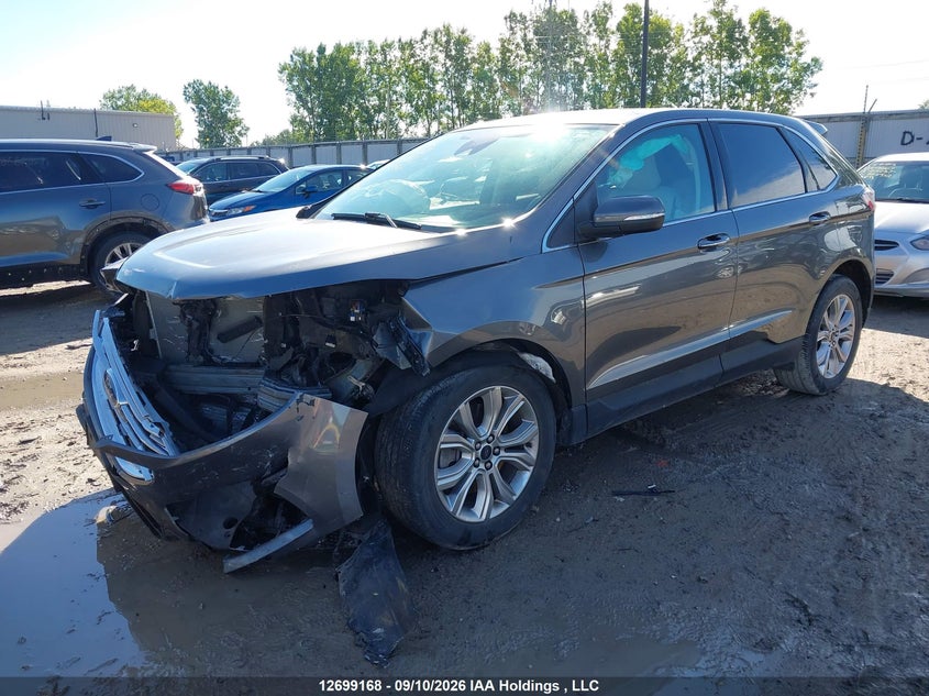 2023 Ford Edge Titanium, Front, IAAI, VIN 2FMPK4K99PBA61086 — photo 2