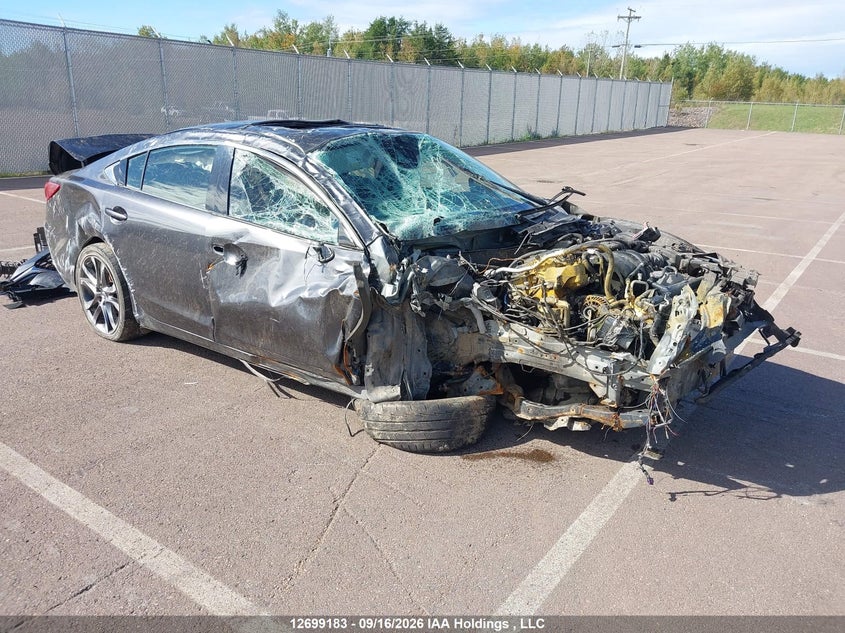2017 Mazda 6 Grand Touring, Front, IAAI, VIN JM1GL1W57H1135934