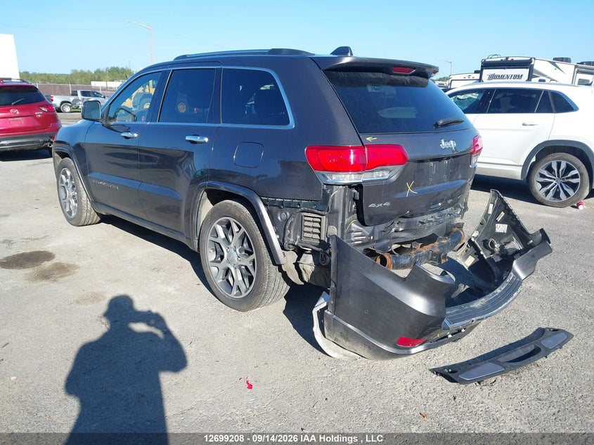 Vin: 1c4rjfct4mc705482, lot: 3104457, jeep grand cherokee overland 20213