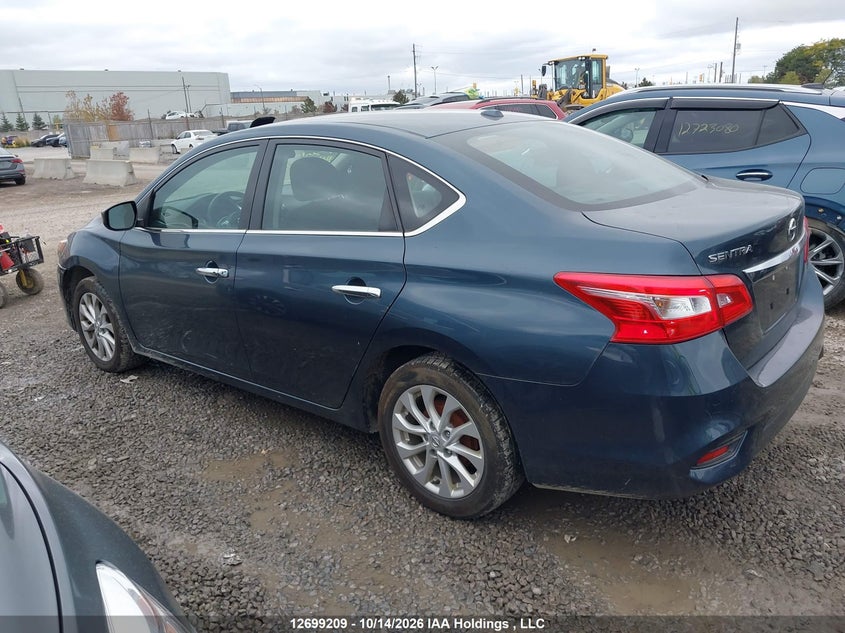 Vin: 3n1ab7ap8jy321653, lot: 3104458, nissan sentra 1.8 s/1.8 sv/1.8 sv midnight edition 20183