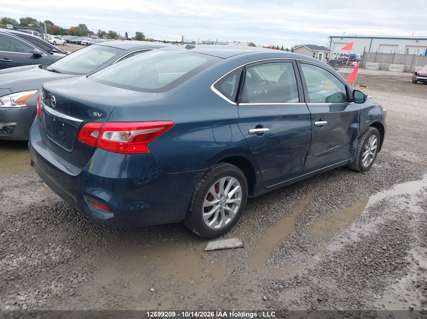 Vin: 3n1ab7ap8jy321653, lot: 3104458, nissan sentra 1.8 s/1.8 sv/1.8 sv midnight edition 20184