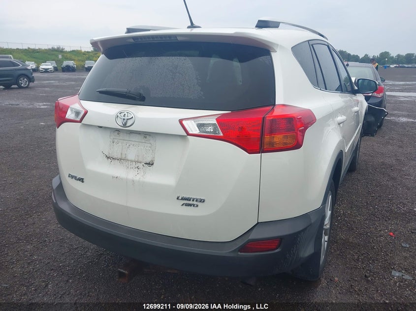 Vin: 2t3dfrev0dw099588, lot: 3104460, toyota rav4 limited 20134