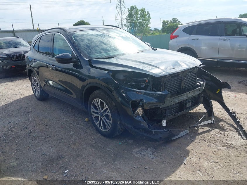 2022 Ford Escape Sel, Front, IAAI, VIN 1FMCU9H91NUA42195
