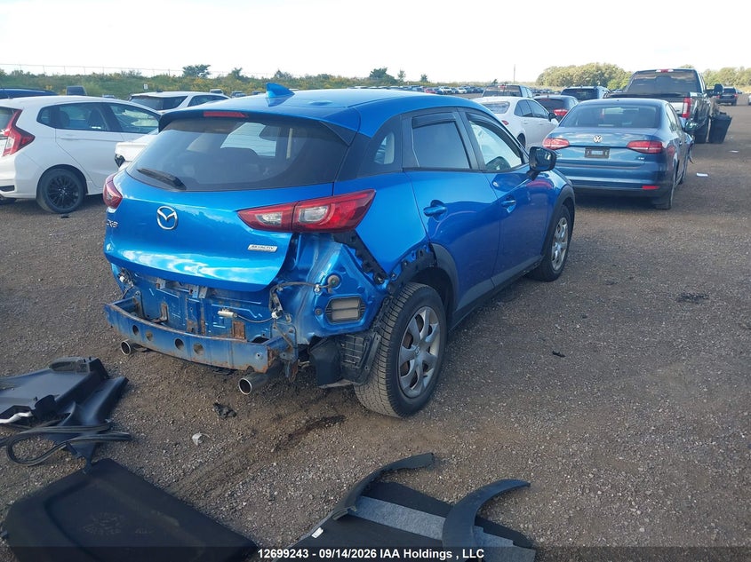 Vin: jm1dkdb72g0134337, lot: 3104492, mazda cx-3 gx 20164