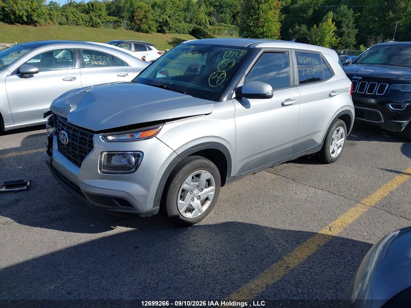Vin: kmhrb8a35nu197493, lot: 3104515, hyundai venue se 20222